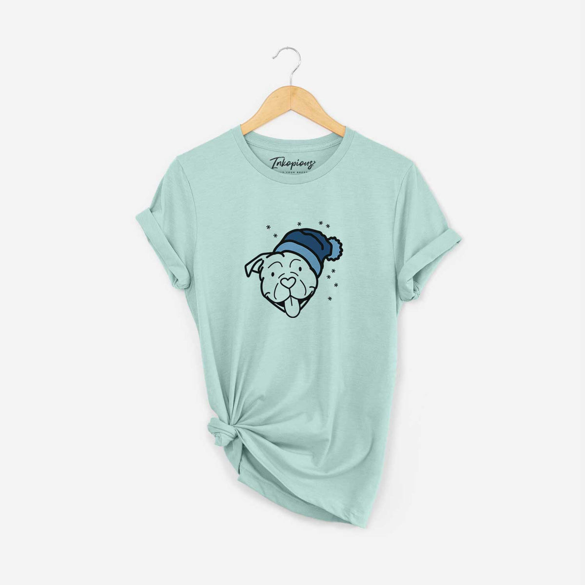 Frosty American Bulldog - Unisex Crewneck