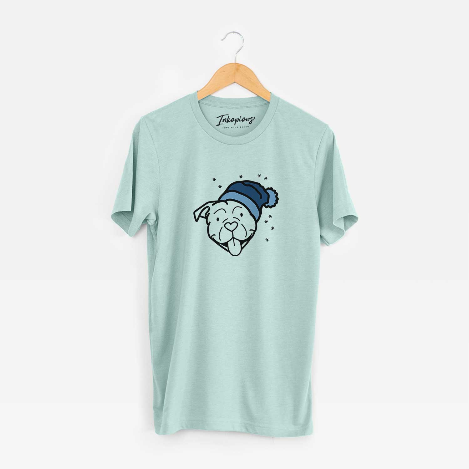 Frosty American Bulldog - Unisex Crewneck