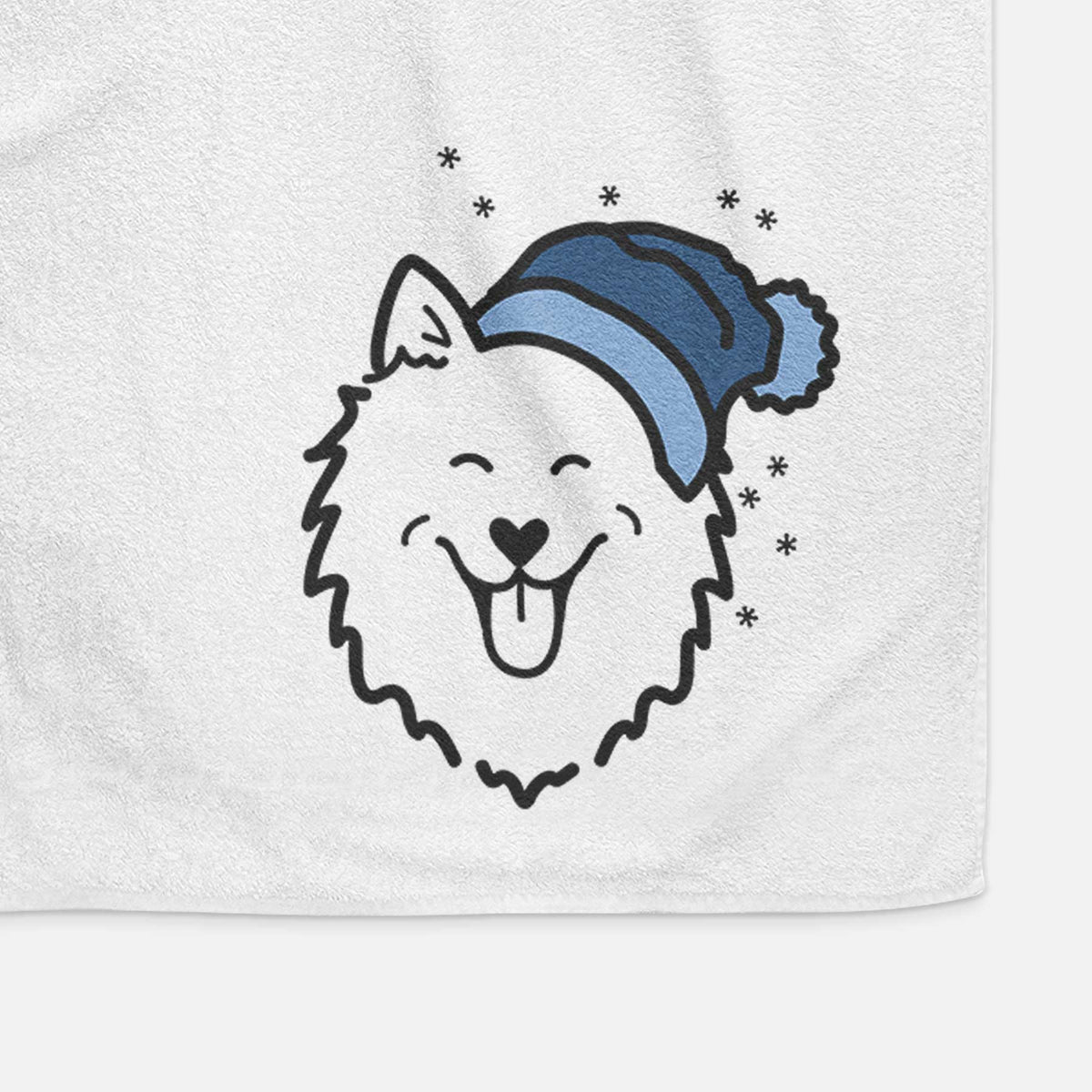 Frosty American Eskimo - Decorative Hand Towel