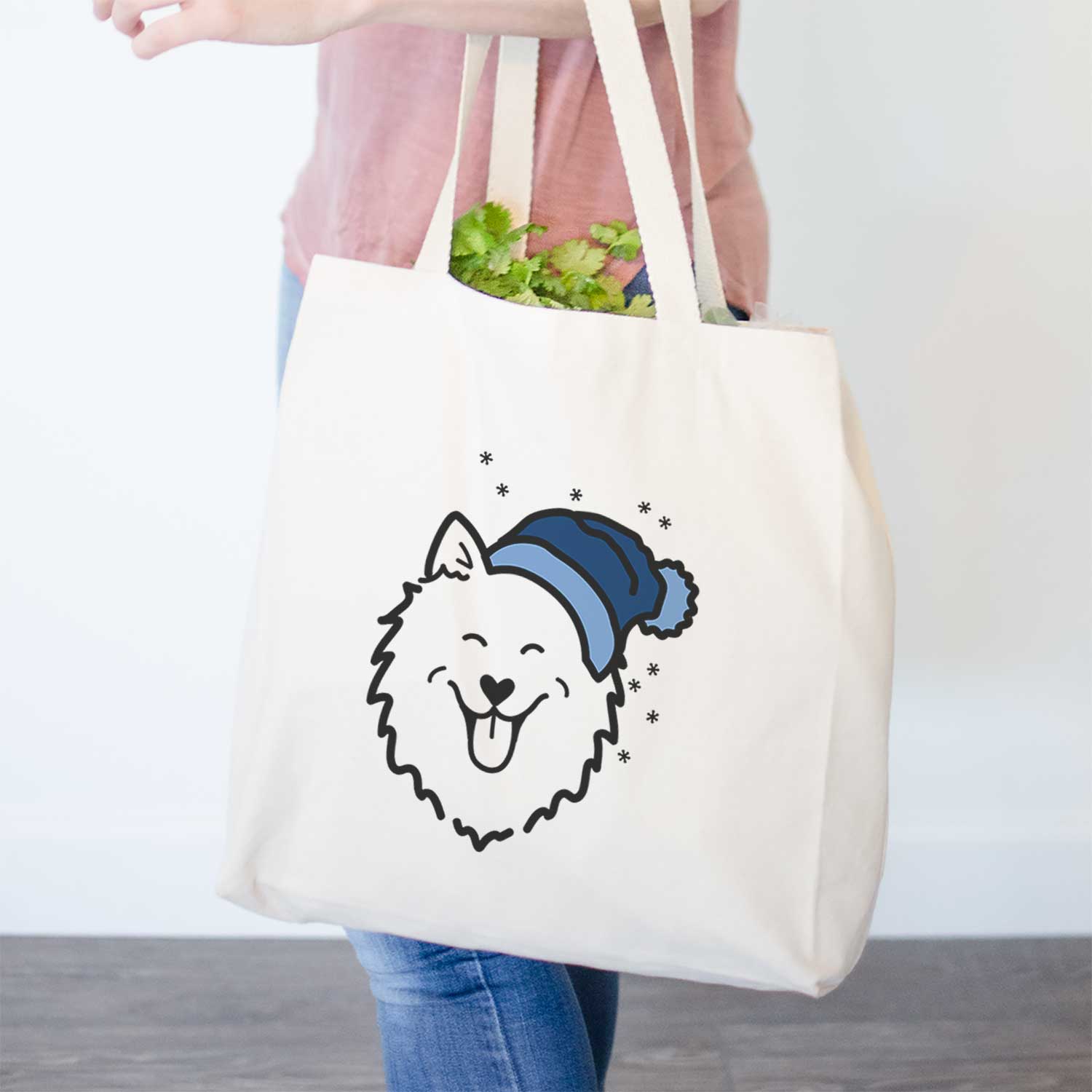 Frosty American Eskimo - Tote Bag