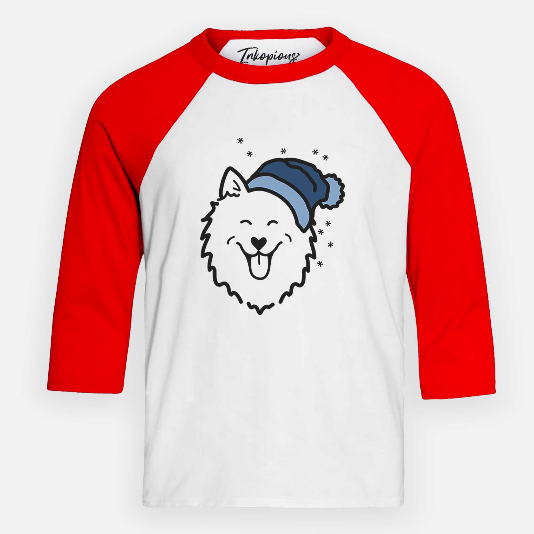 Frosty American Eskimo - Youth 3/4 Long Sleeve