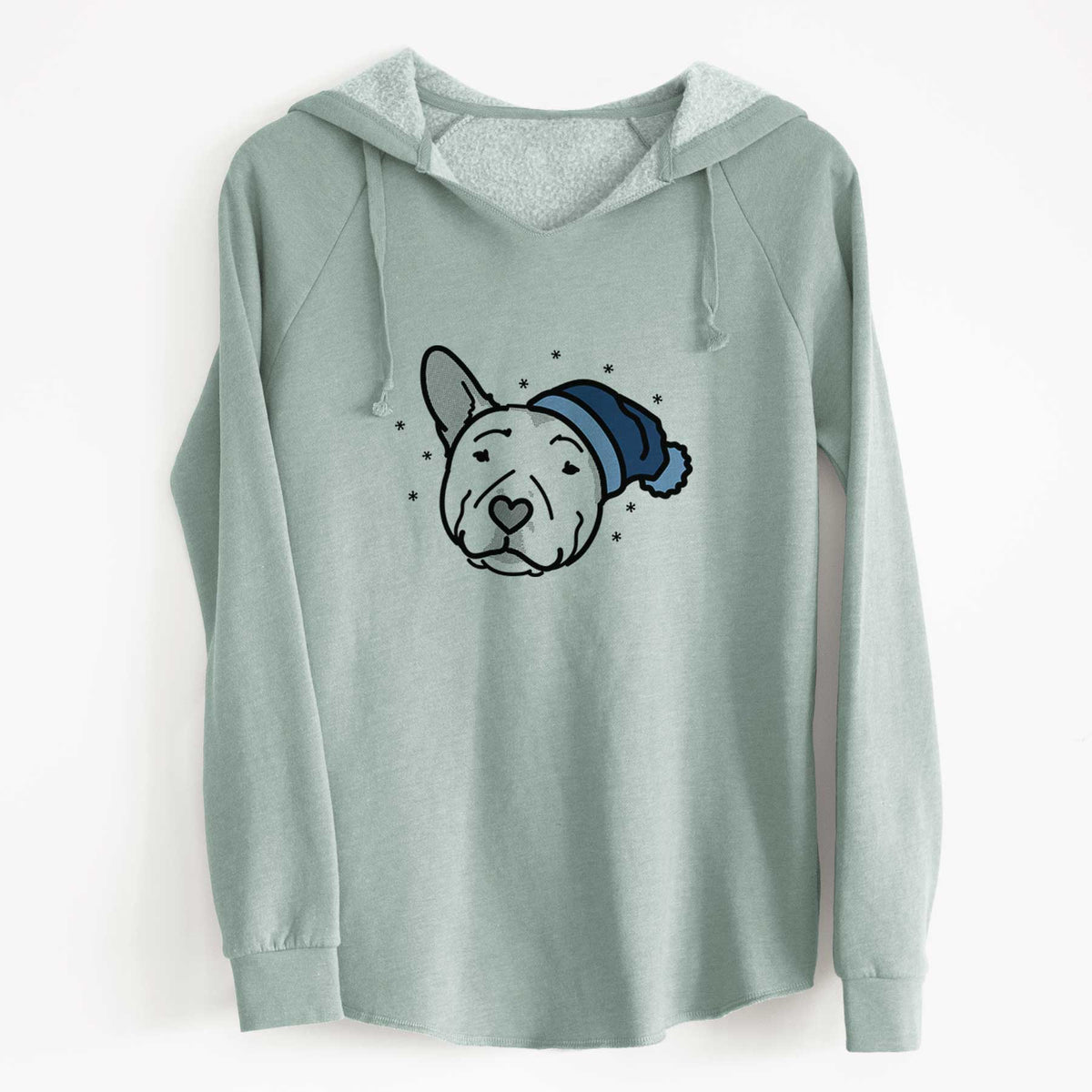 Frosty Pitbull - Archer - Cali Wave Hooded Sweatshirt