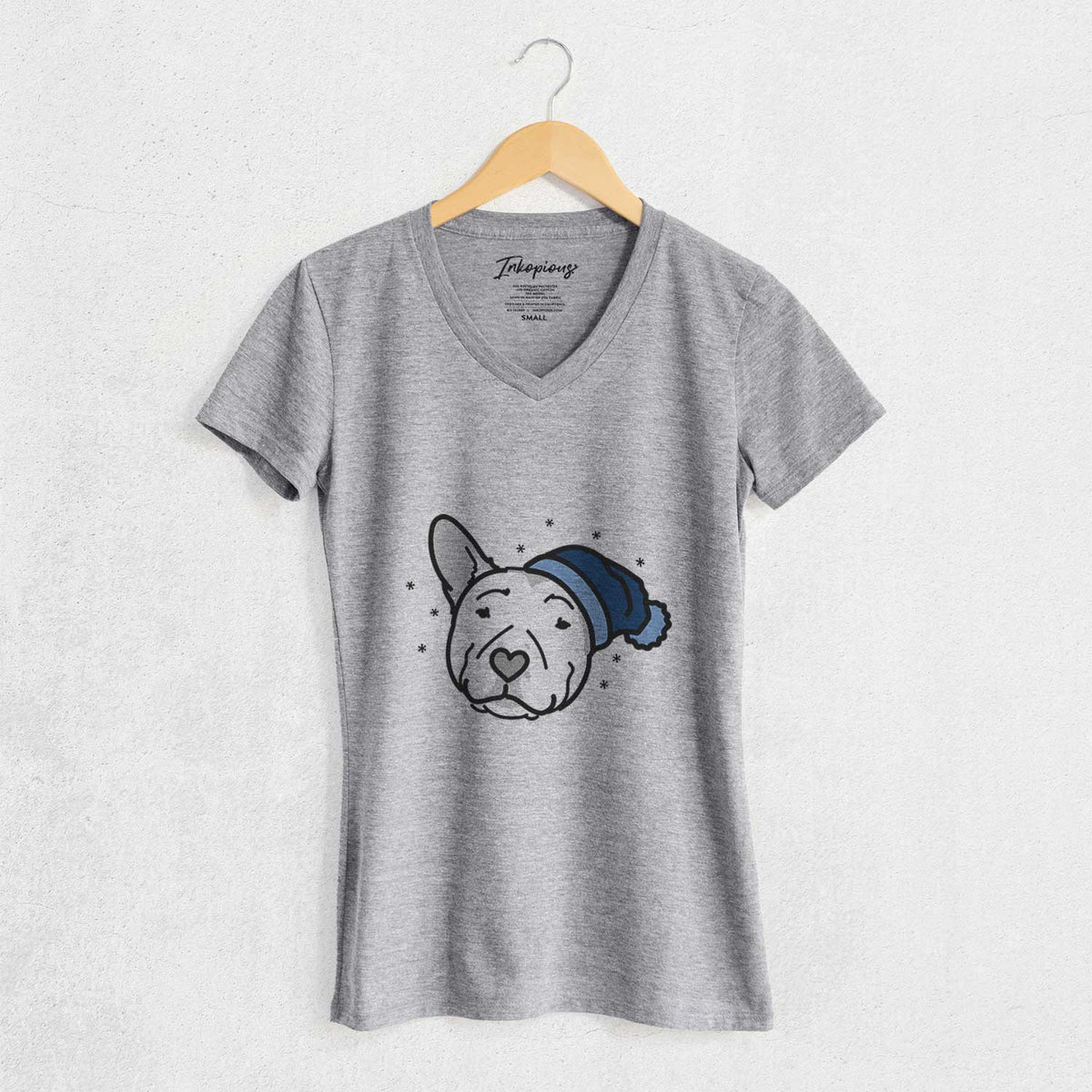 Frosty Pitbull - Archer - Women's V-neck Shirt