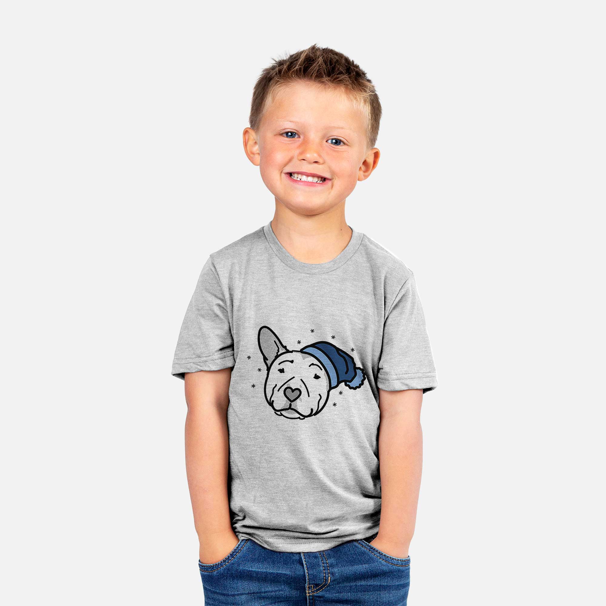 Frosty Pitbull - Archer - Kids/Youth/Toddler Shirt