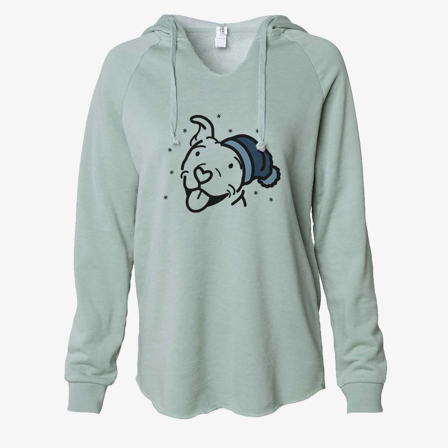 Frosty Pitbull - Arlo - Cali Wave Hooded Sweatshirt