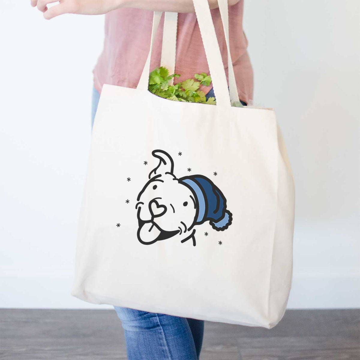 Frosty Pitbull - Arlo - Tote Bag