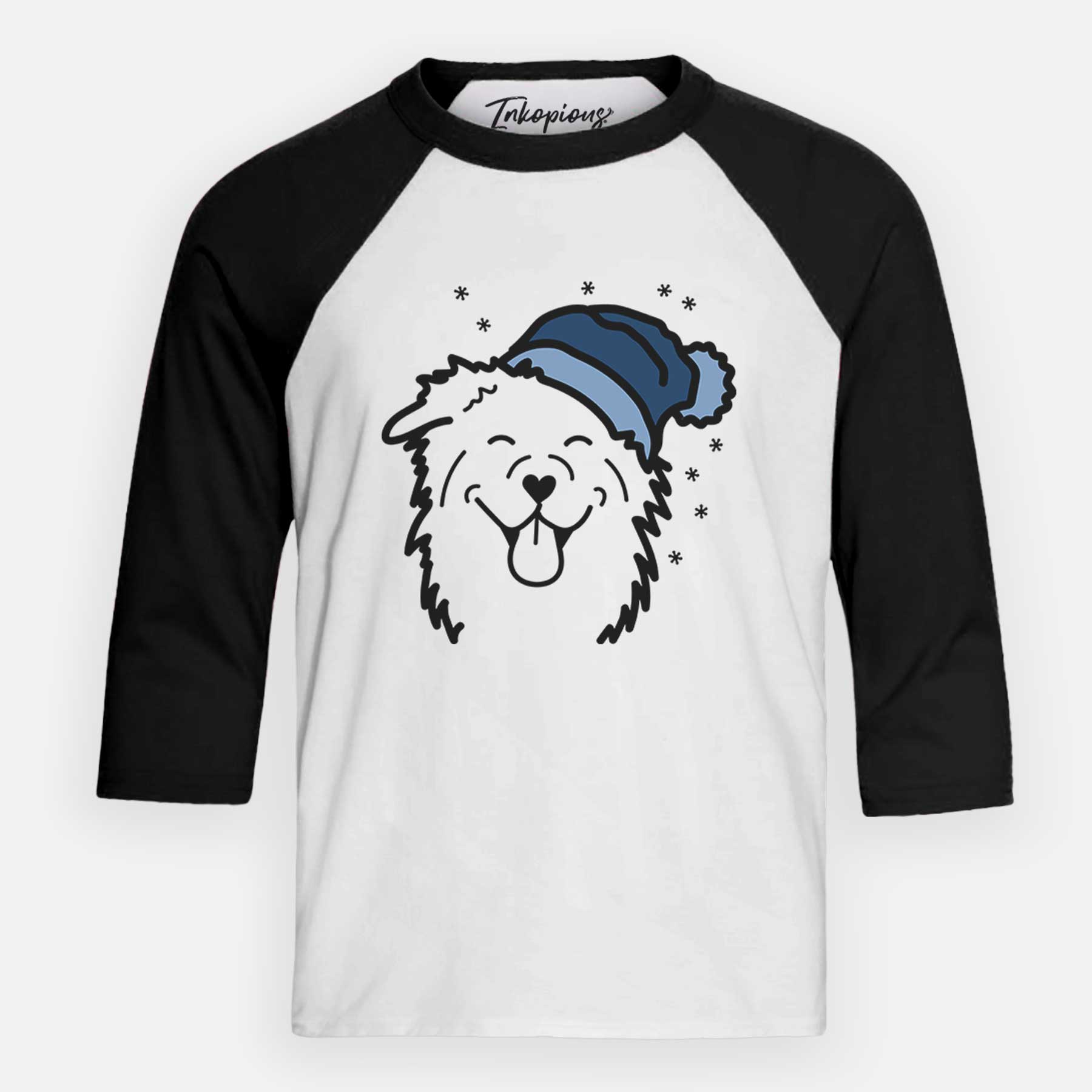 Frosty Australian Shepherd - Youth 3/4 Long Sleeve