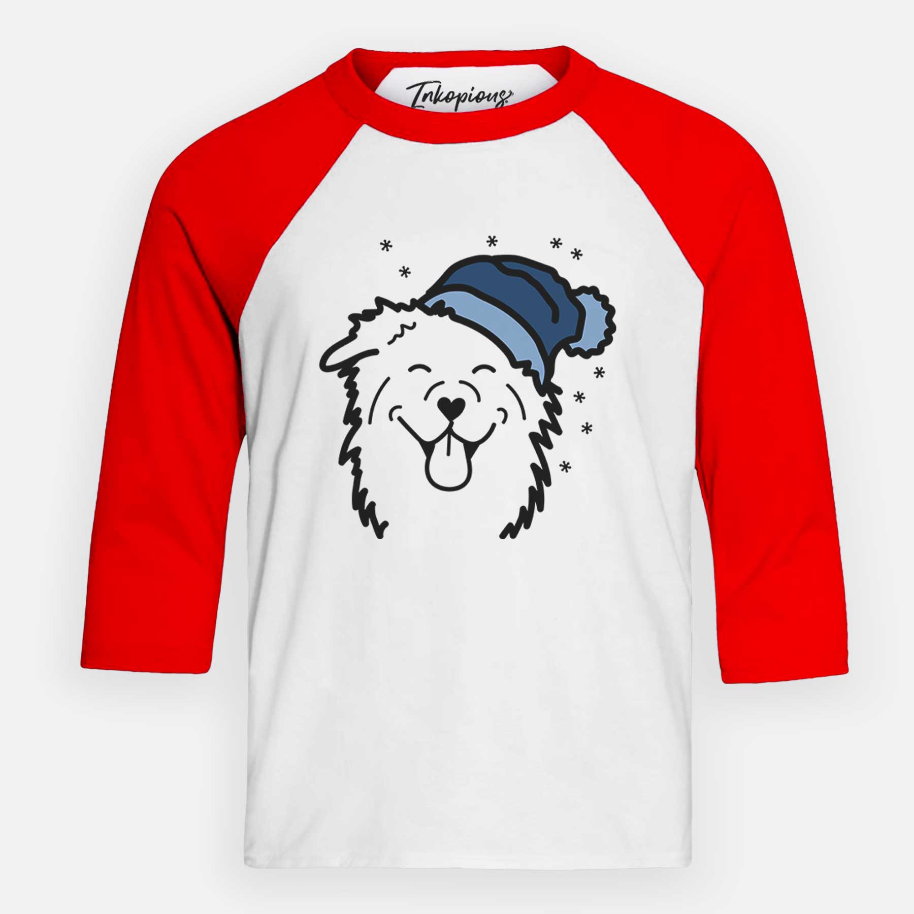 Frosty Australian Shepherd - Youth 3/4 Long Sleeve