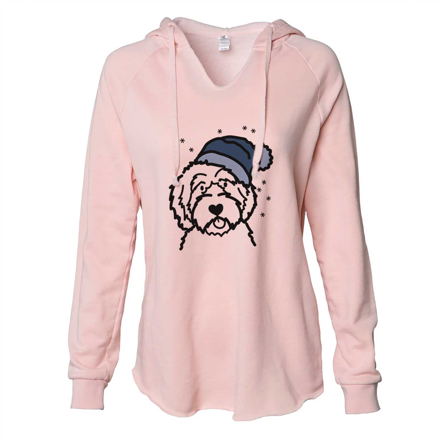 Frosty Aussiedoodle - Cali Wave Hooded Sweatshirt