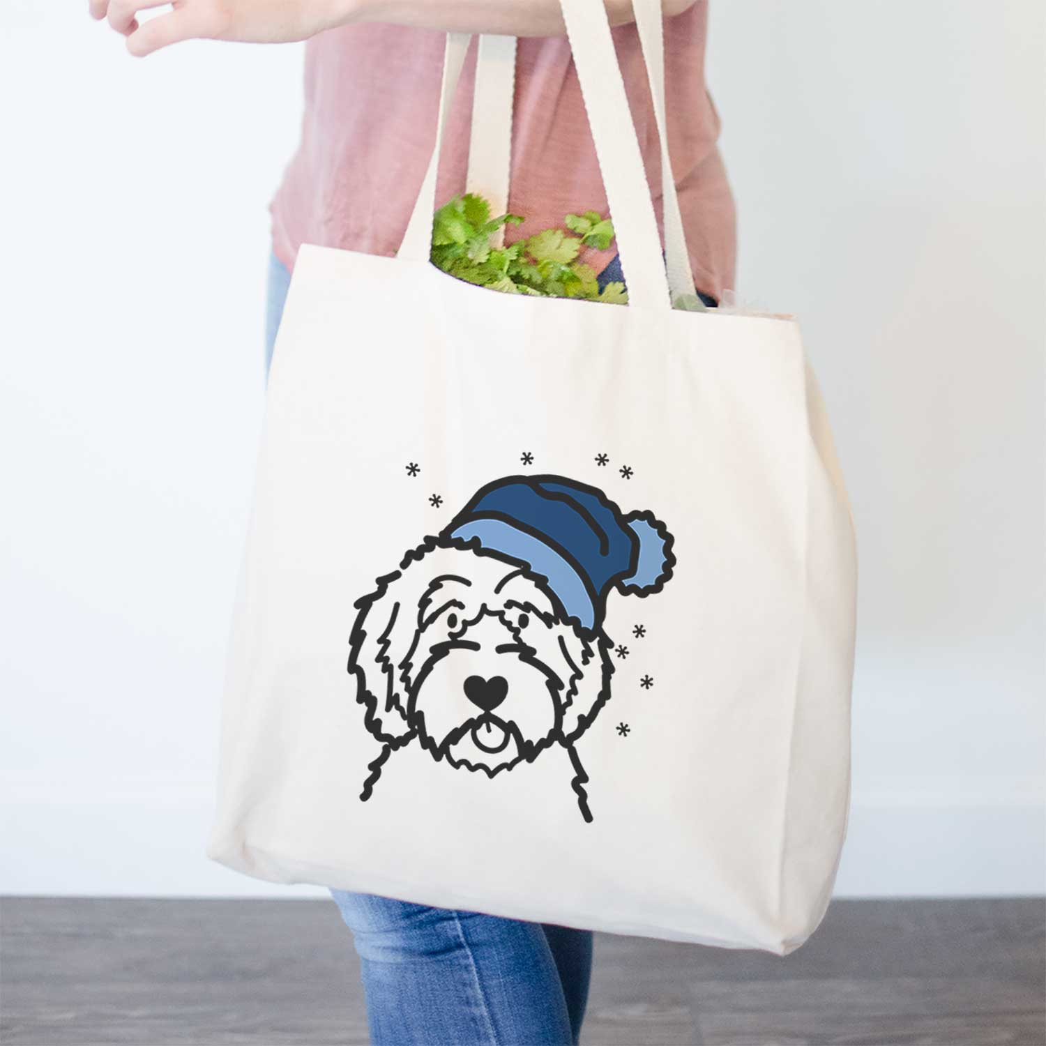 Frosty Aussiedoodle - Tote Bag