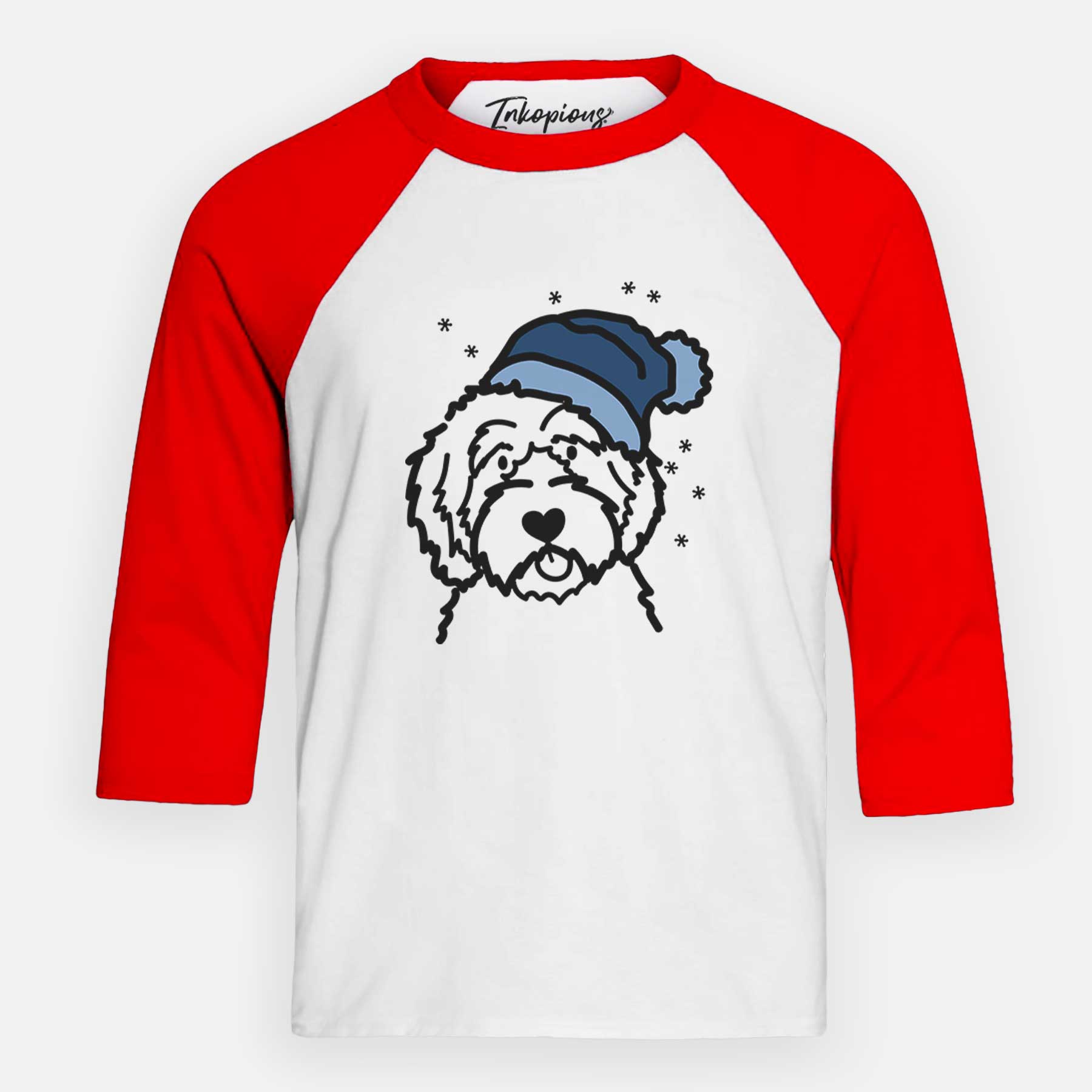 Frosty Aussiedoodle - Youth 3/4 Long Sleeve