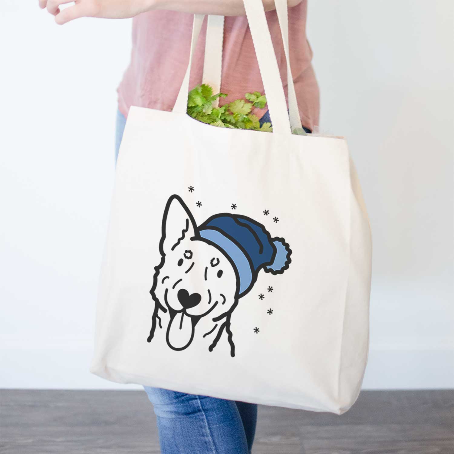 Frosty Australian Cattle Dog - Tote Bag