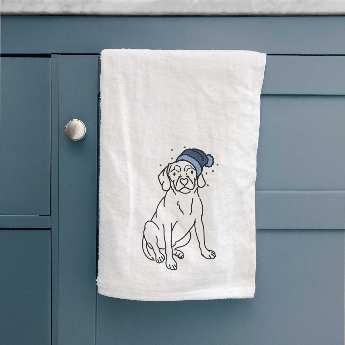 Frosty Puggle - Babs - Decorative Hand Towel