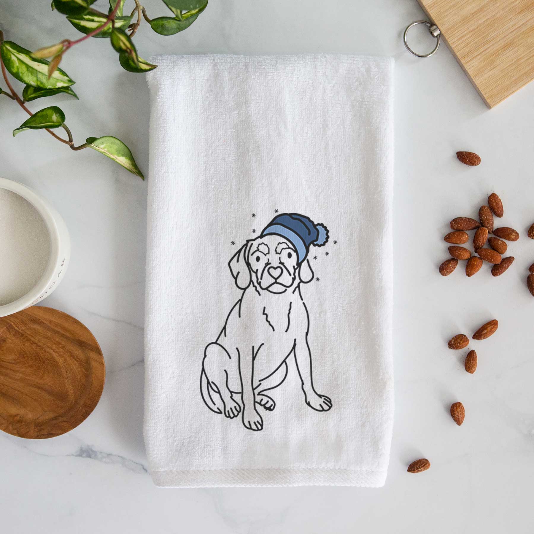 Frosty Puggle - Babs - Decorative Hand Towel