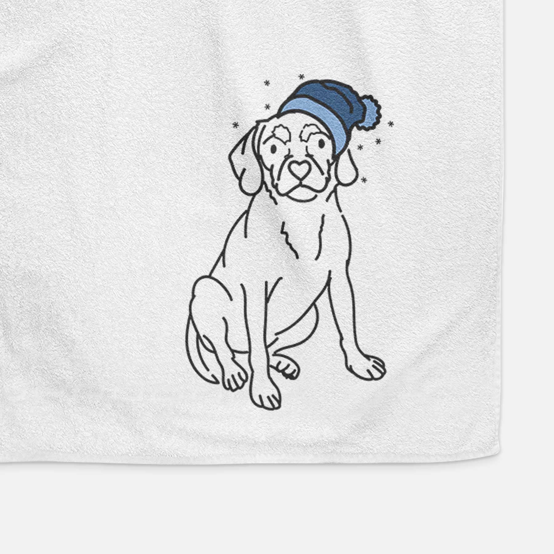 Frosty Puggle - Babs - Decorative Hand Towel