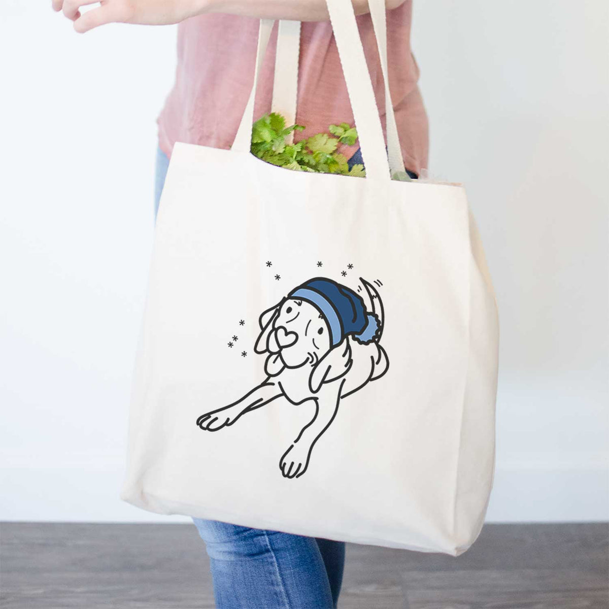 Frosty Beagle - Bagel - Tote Bag