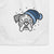 Frosty English Bulldog - Bailey - Decorative Hand Towel