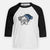 Frosty English Bulldog - Bailey - Youth 3/4 Long Sleeve