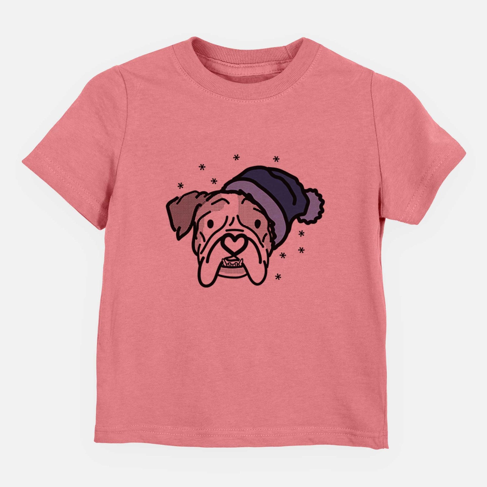 Frosty English Bulldog - Bailey - Kids/Youth/Toddler Shirt