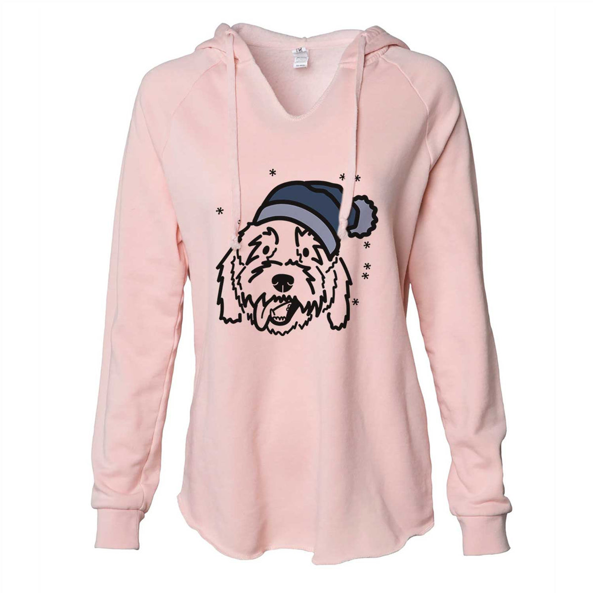 Frosty Goldendoodle - Barry - Cali Wave Hooded Sweatshirt