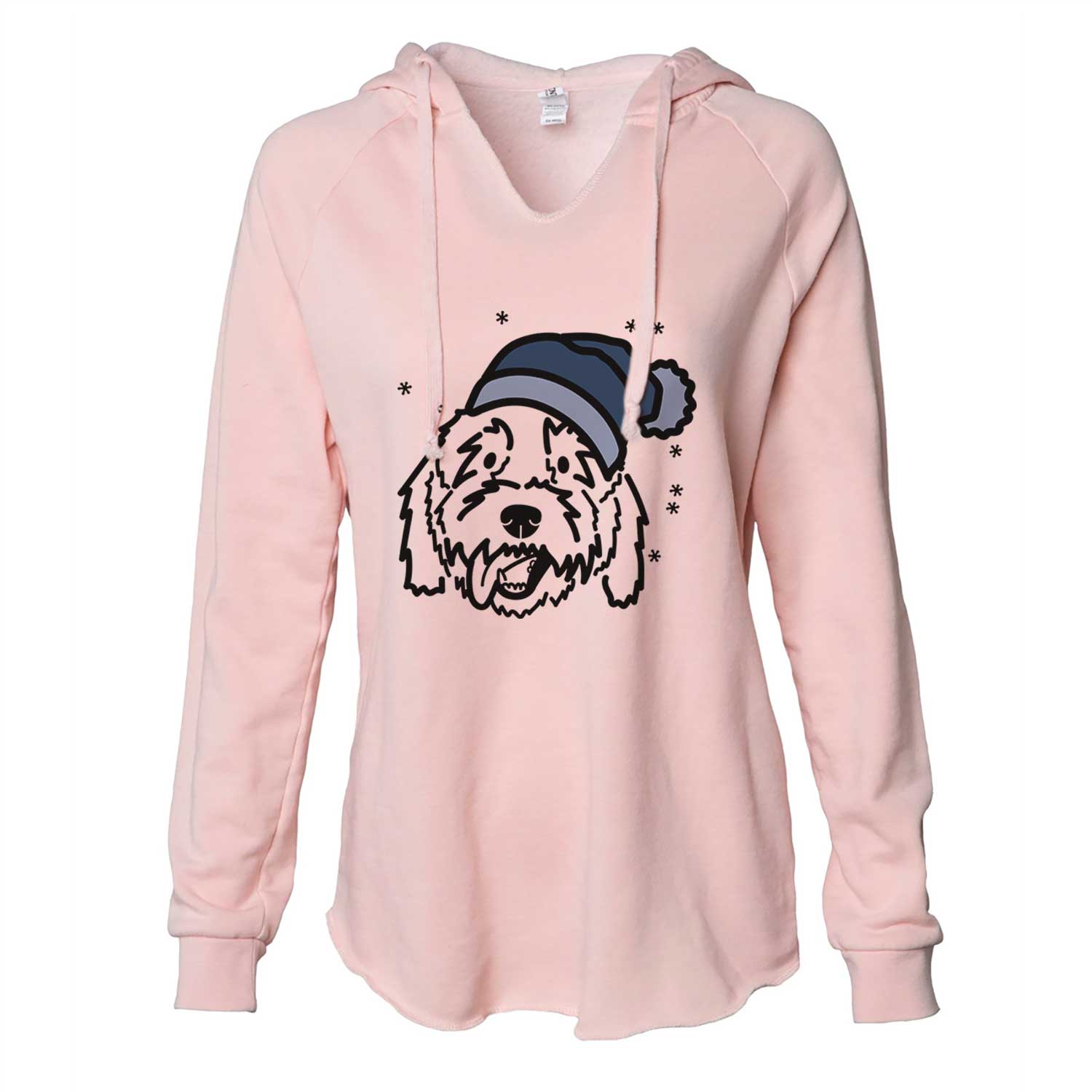 Frosty Goldendoodle - Barry - Cali Wave Hooded Sweatshirt