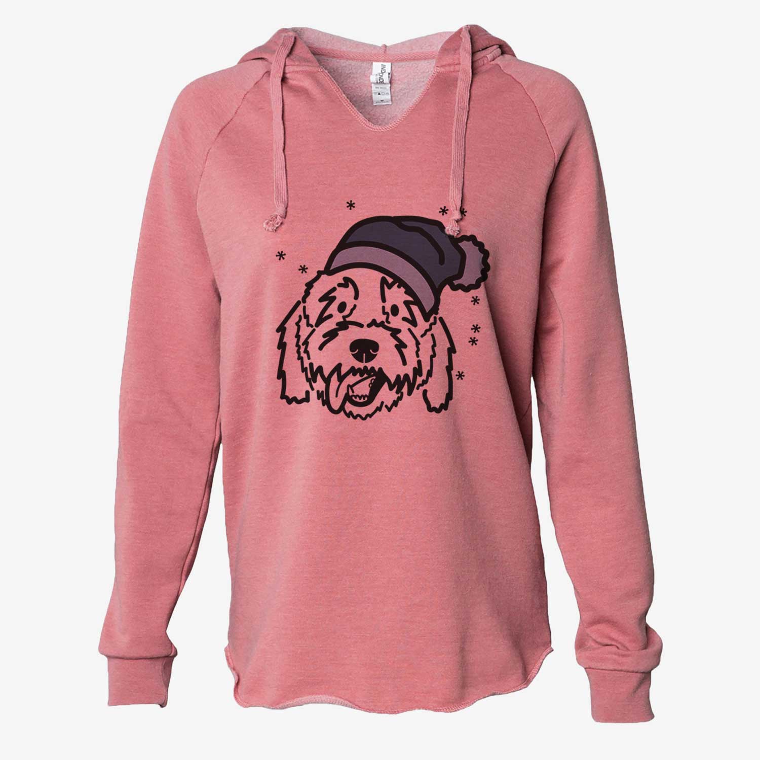 Frosty Goldendoodle - Barry - Cali Wave Hooded Sweatshirt