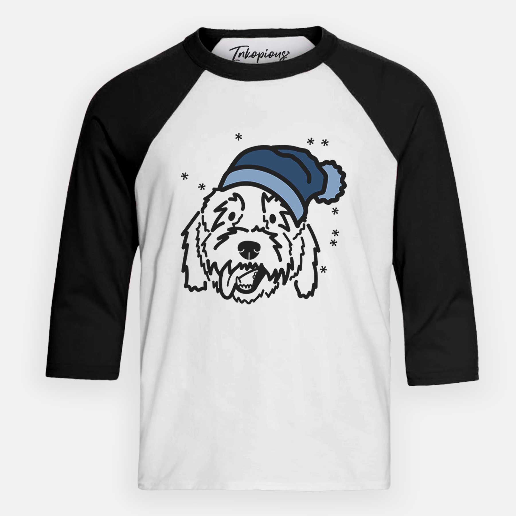 Frosty Goldendoodle - Barry - Youth 3/4 Long Sleeve