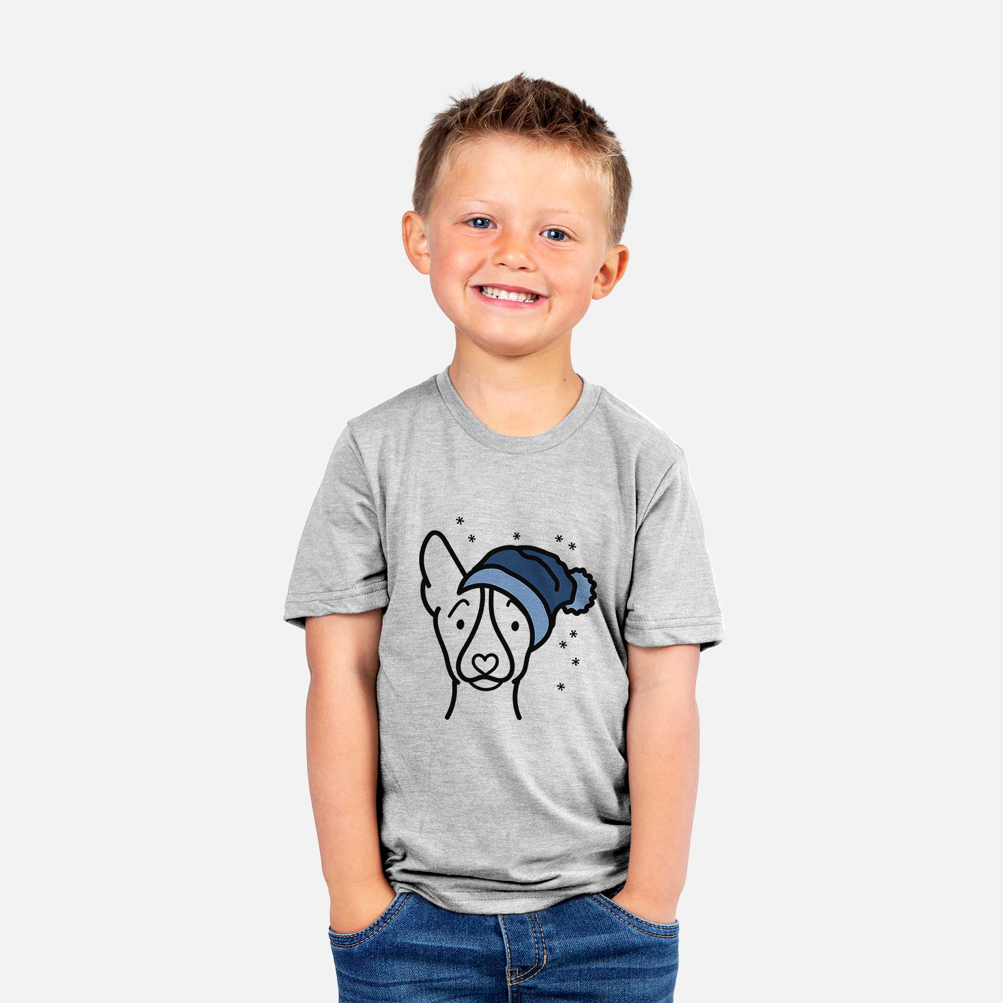 Frosty Basenji - Kids/Youth/Toddler Shirt