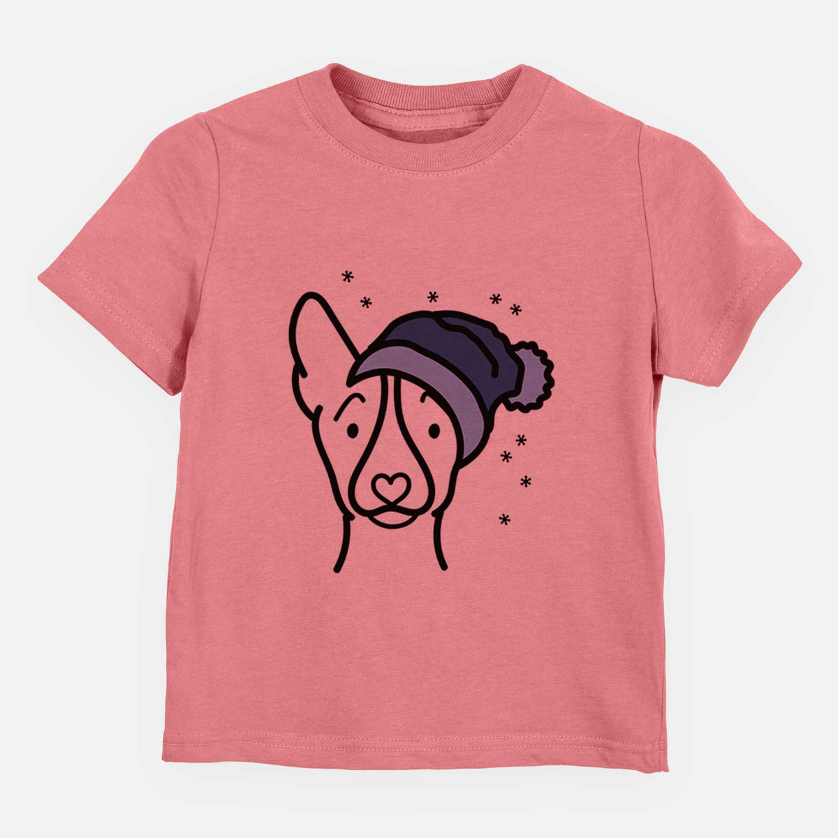 Frosty Basenji - Kids/Youth/Toddler Shirt