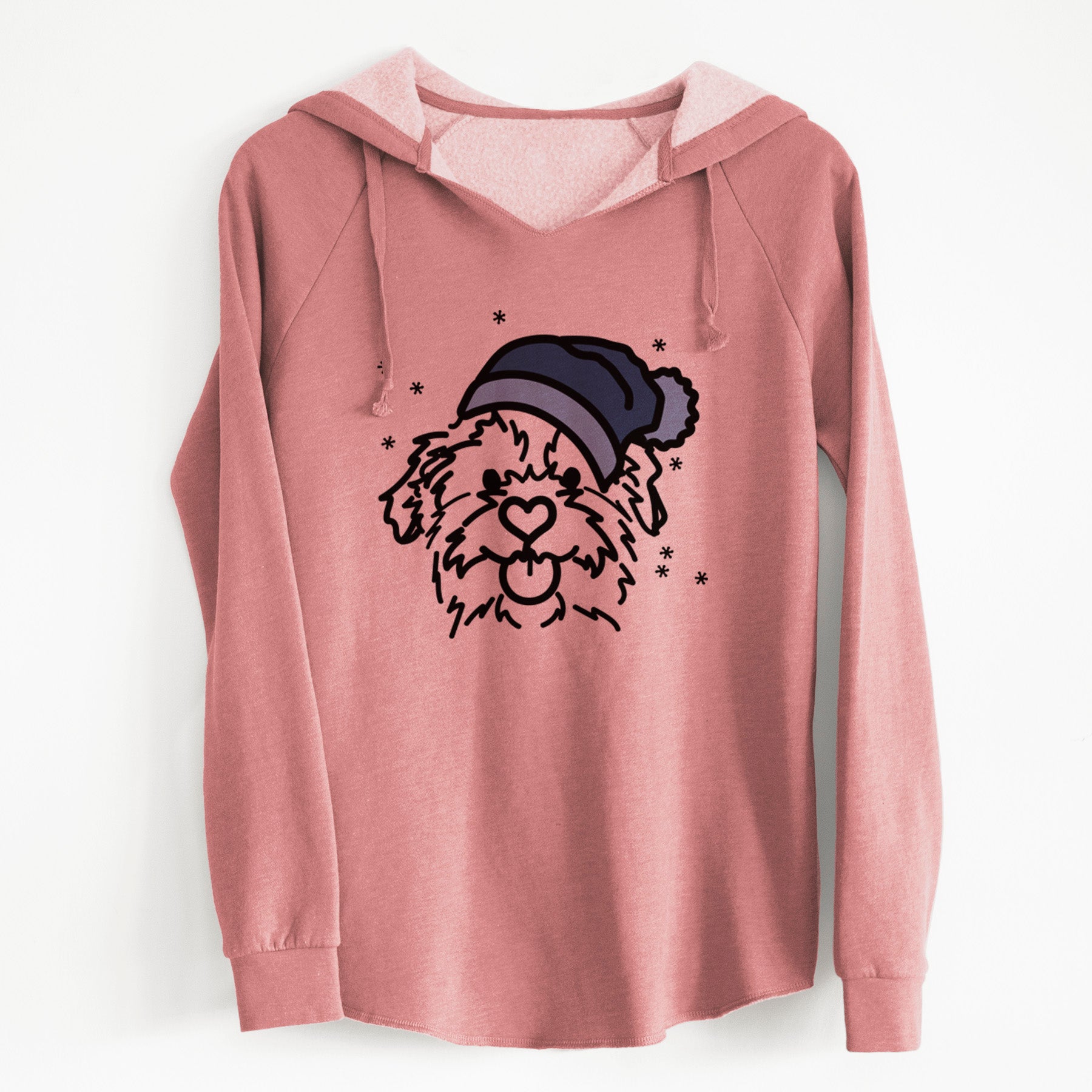 Frosty Mixed Breed - Bea - Cali Wave Hooded Sweatshirt