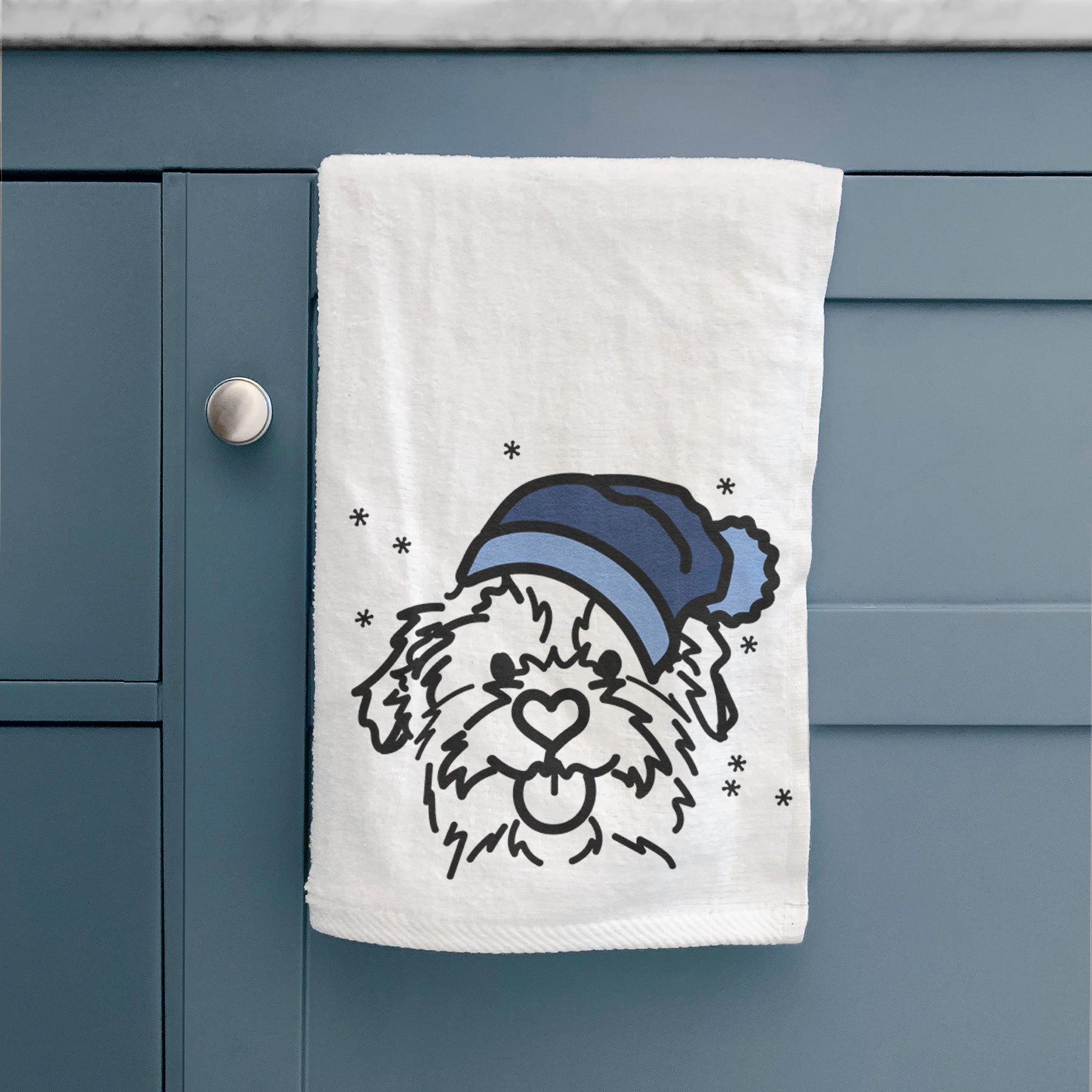 Frosty Mixed Breed - Bea - Decorative Hand Towel