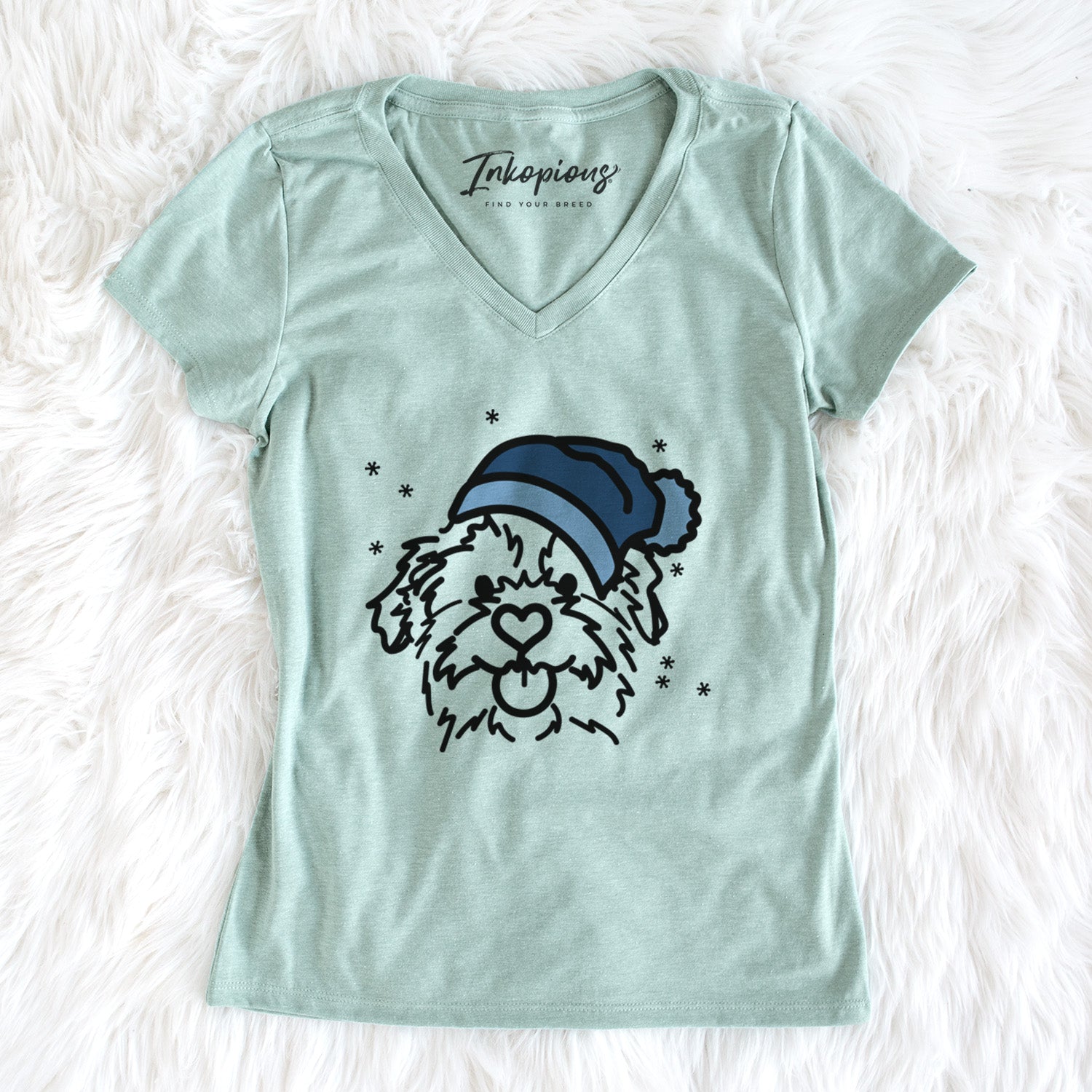 Frosty Mixed Breed - Bea - Women's Perfect V-neck Shirt