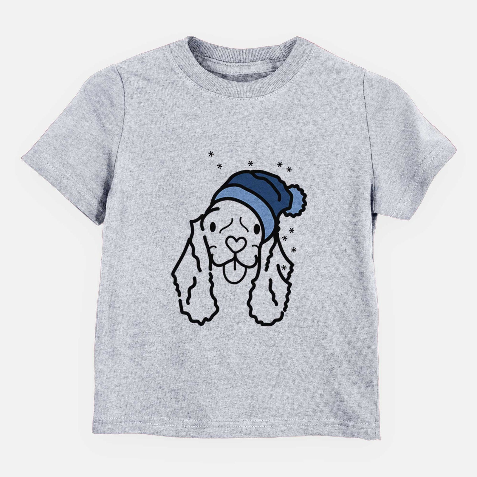 Frosty American Cocker Spaniel - Bella - Kids/Youth/Toddler Shirt
