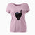 Frosty Black Cat - Bella - Women's V-neck Shirt