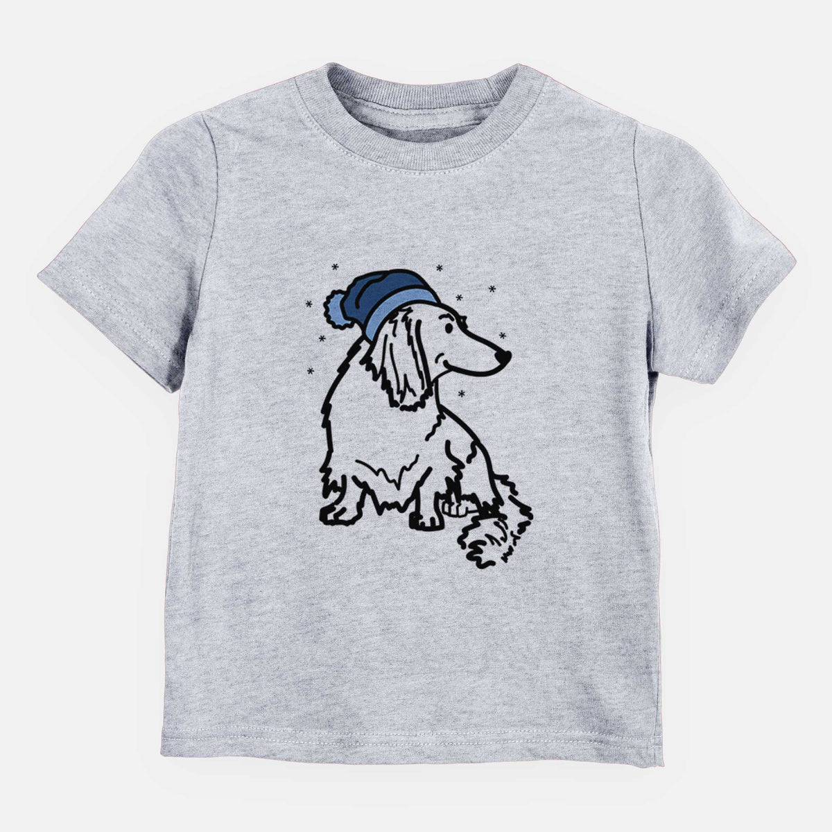 Frosty Dachshund - Bella - Kids/Youth/Toddler Shirt
