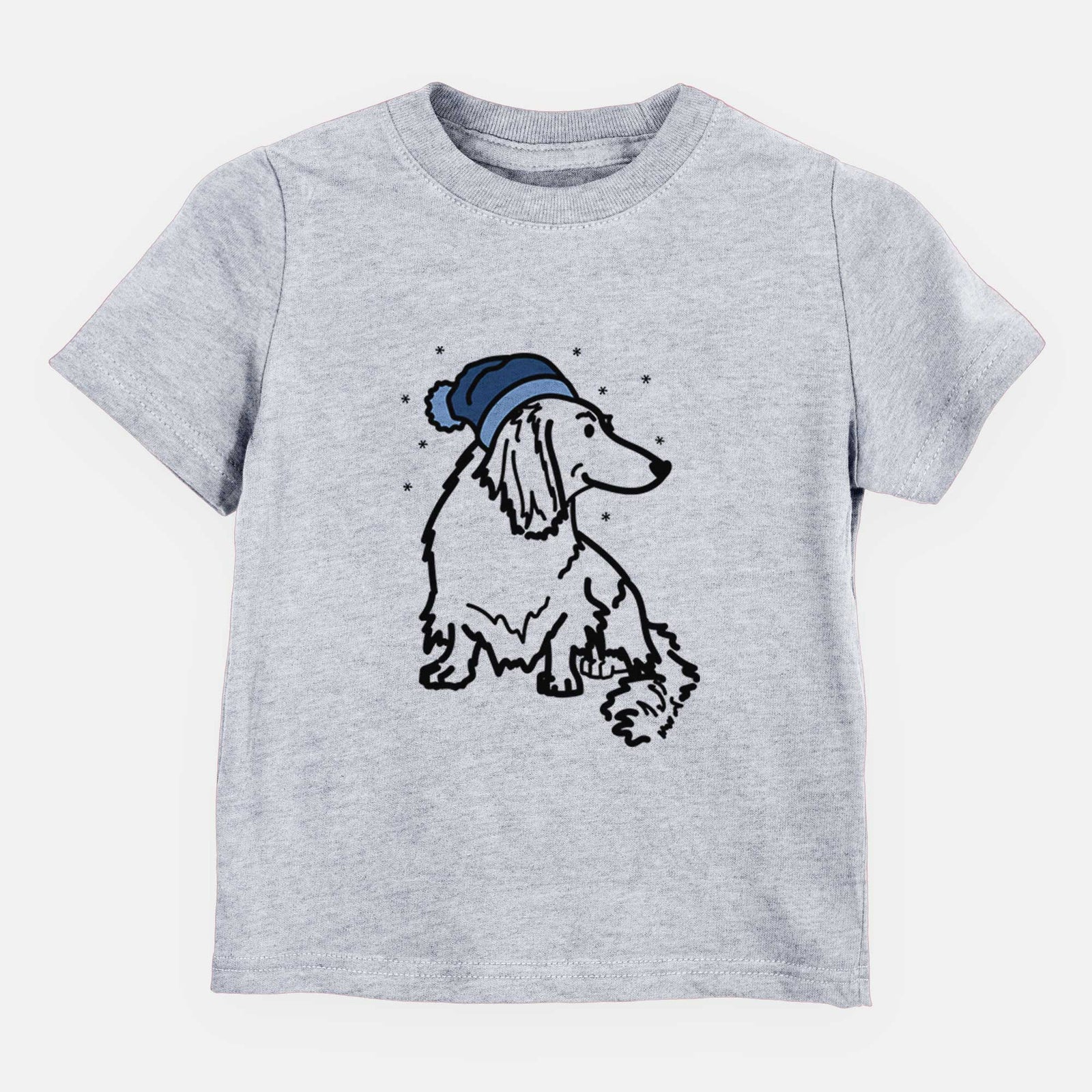 Frosty Dachshund - Bella - Kids/Youth/Toddler Shirt