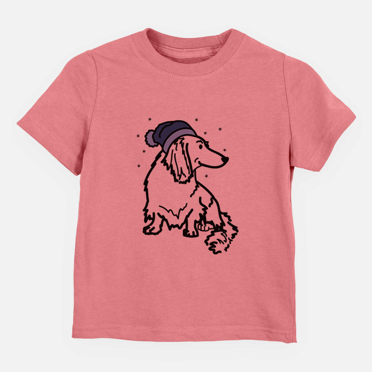 Frosty Dachshund - Bella - Kids/Youth/Toddler Shirt