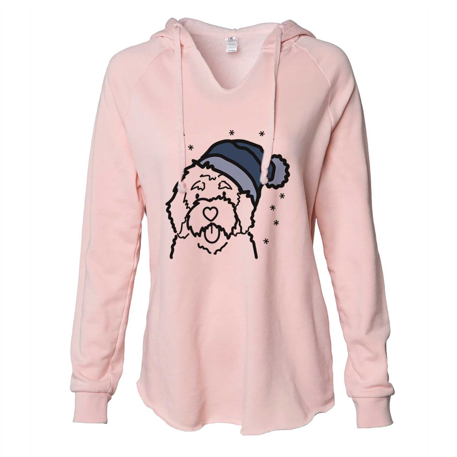 Frosty Bernedoodle - Cali Wave Hooded Sweatshirt