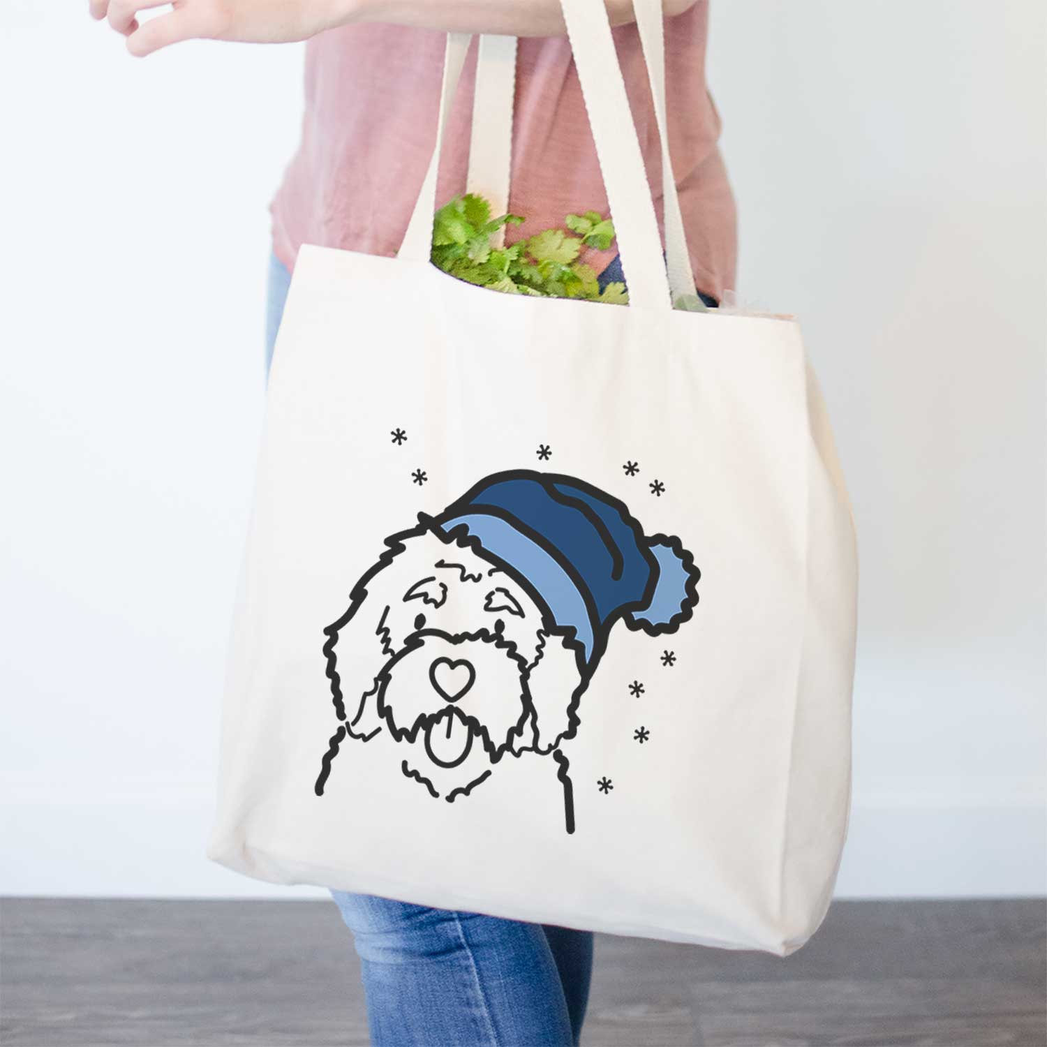 Frosty Bernedoodle - Tote Bag