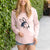 Frosty Rex Rabbit - Betsy - Cali Wave Hooded Sweatshirt