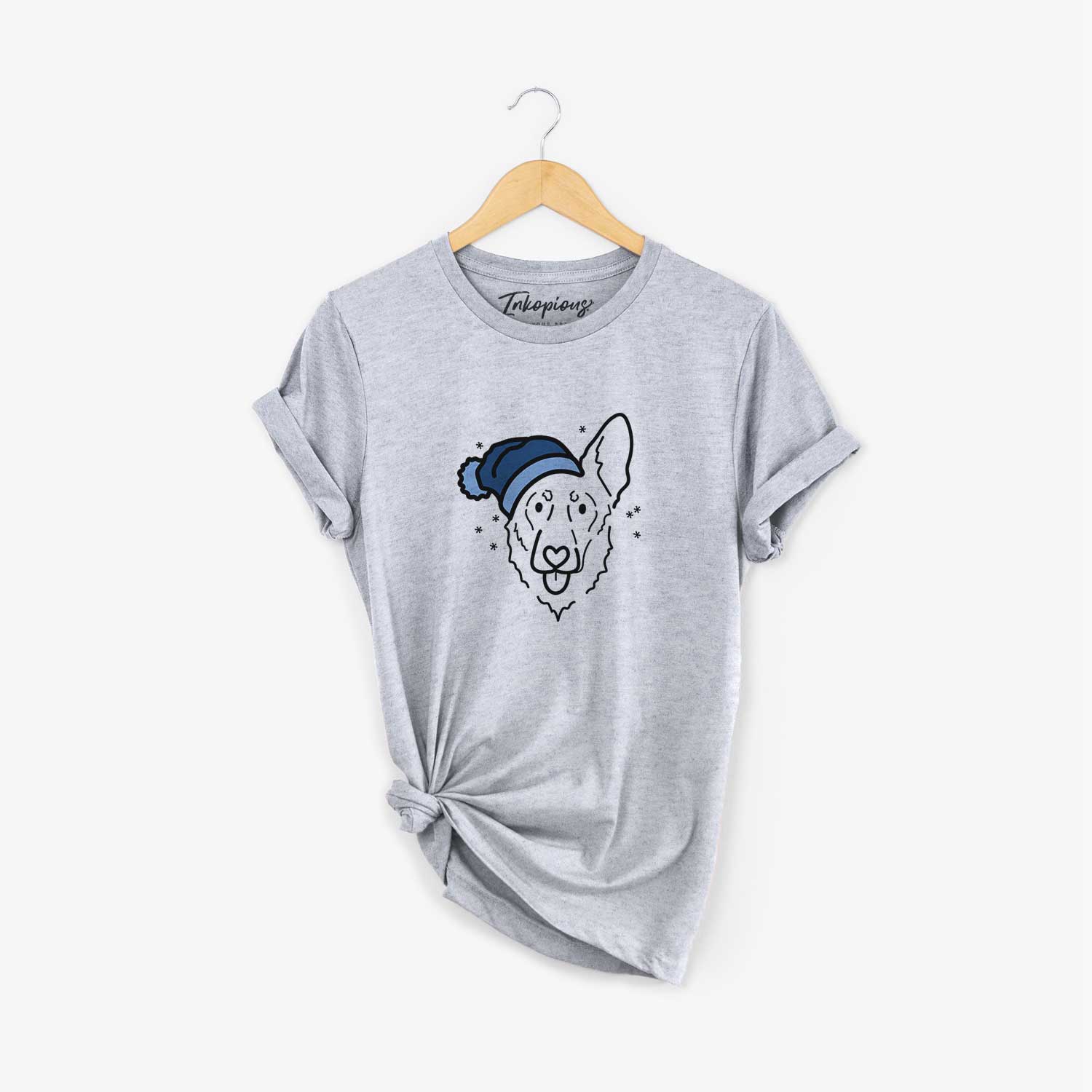 Frosty Shepherd Mix - Bodhi - Unisex Crewneck