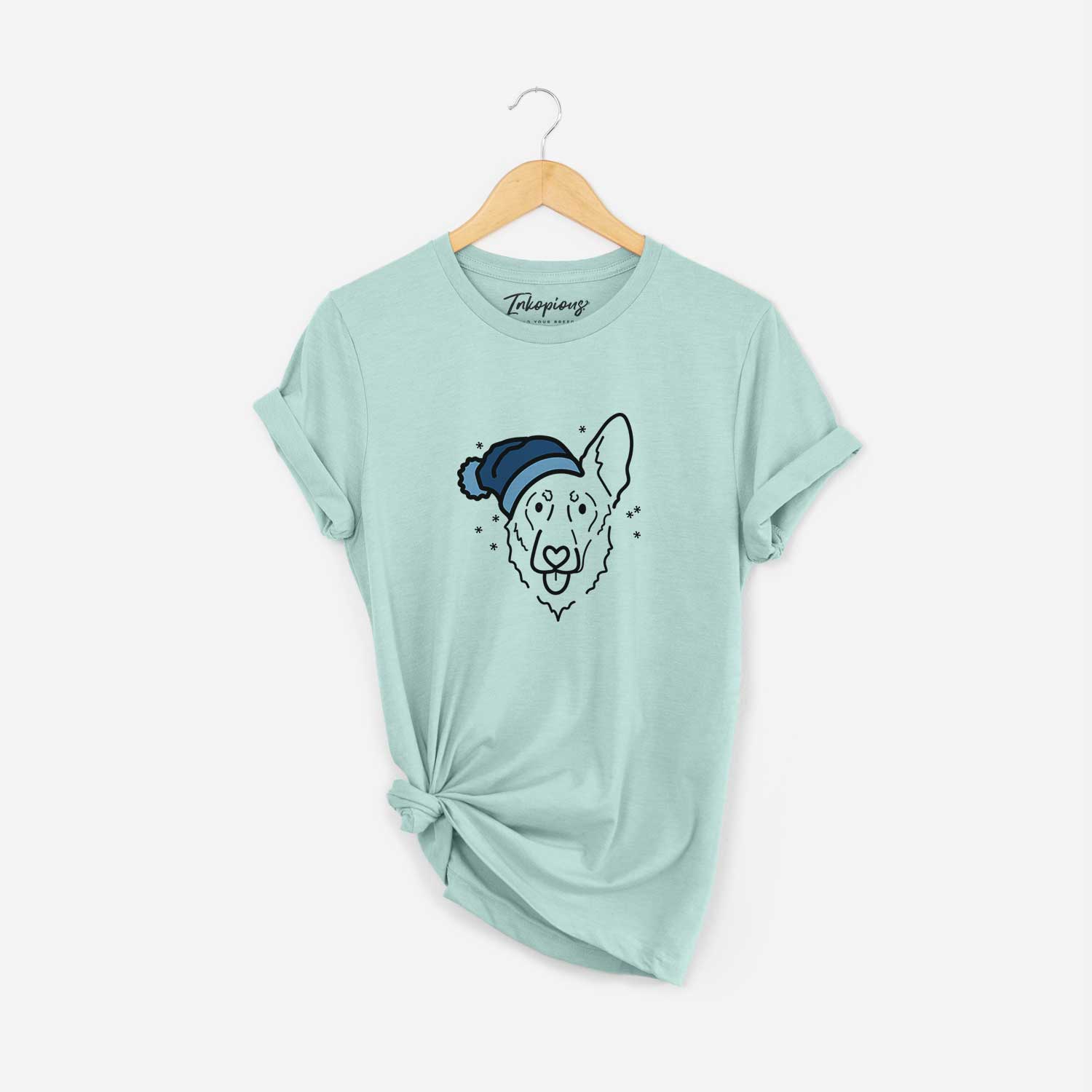 Frosty Shepherd Mix - Bodhi - Unisex Crewneck