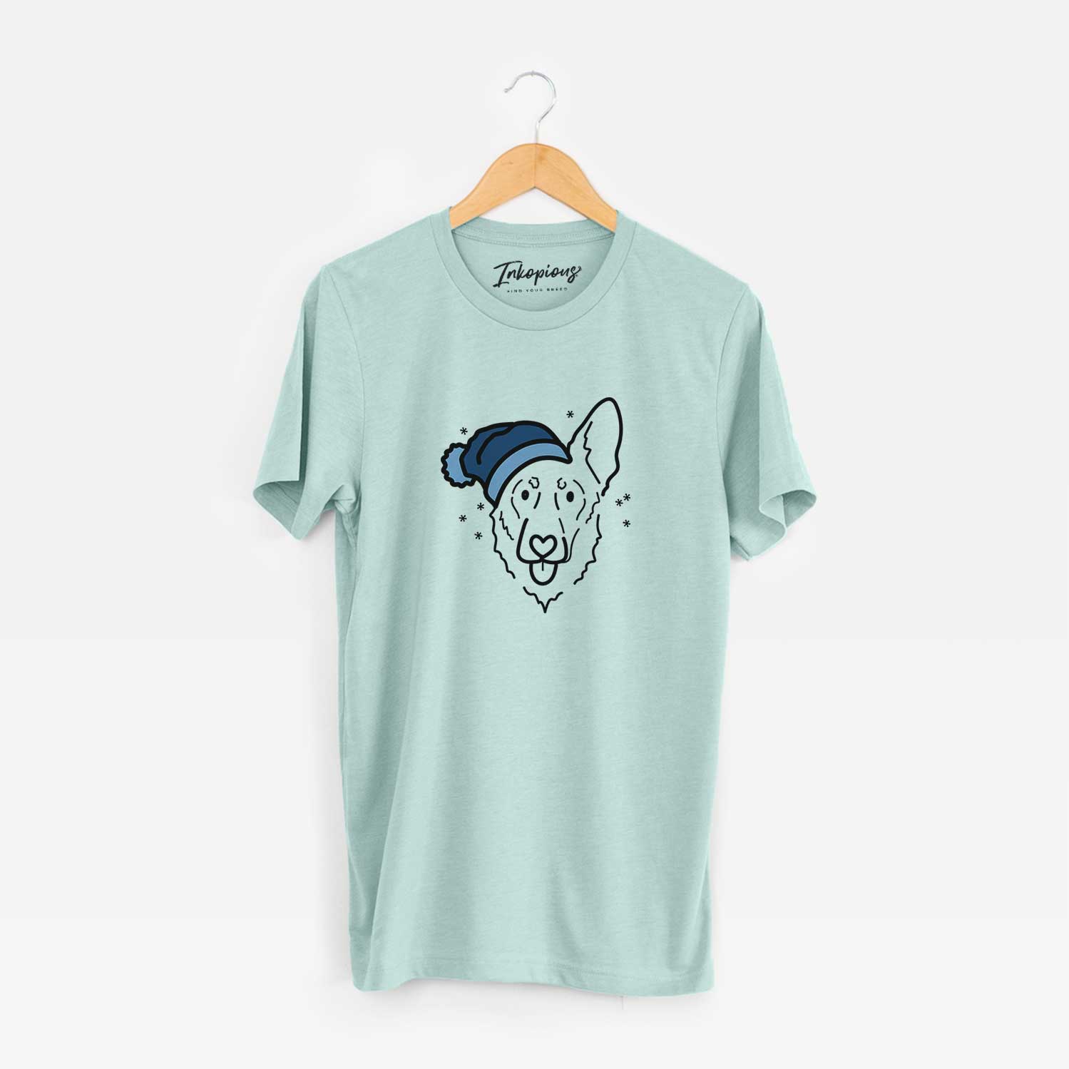 Frosty Shepherd Mix - Bodhi - Unisex Crewneck