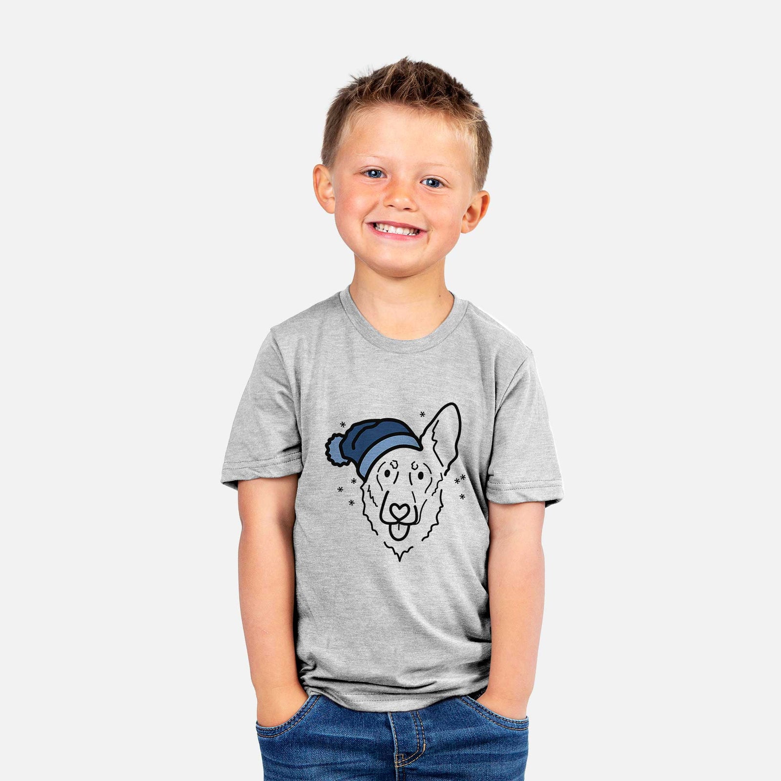 Frosty Shepherd Mix - Bodhi - Kids/Youth/Toddler Shirt