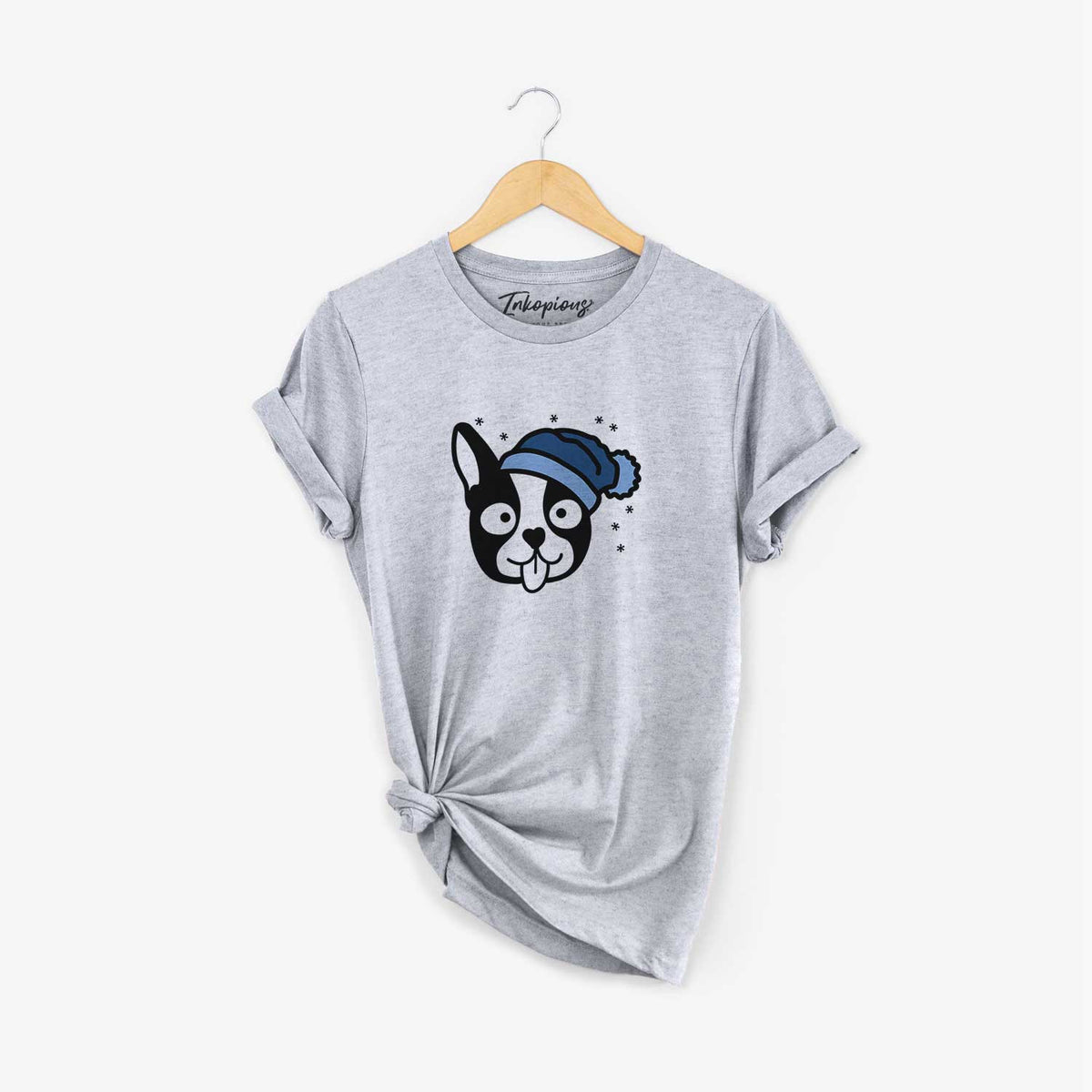Frosty Boston Terrier - Unisex Crewneck