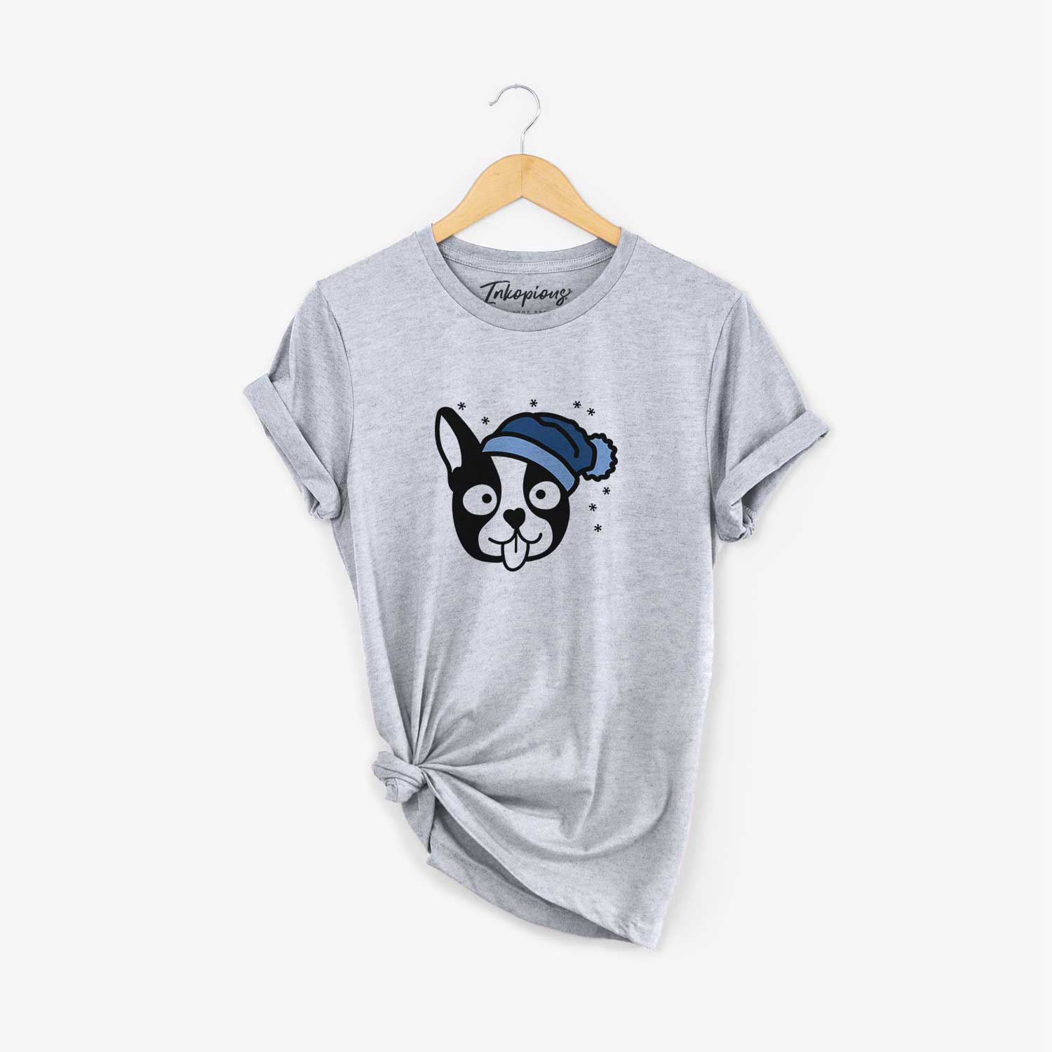 Frosty Boston Terrier - Unisex Crewneck