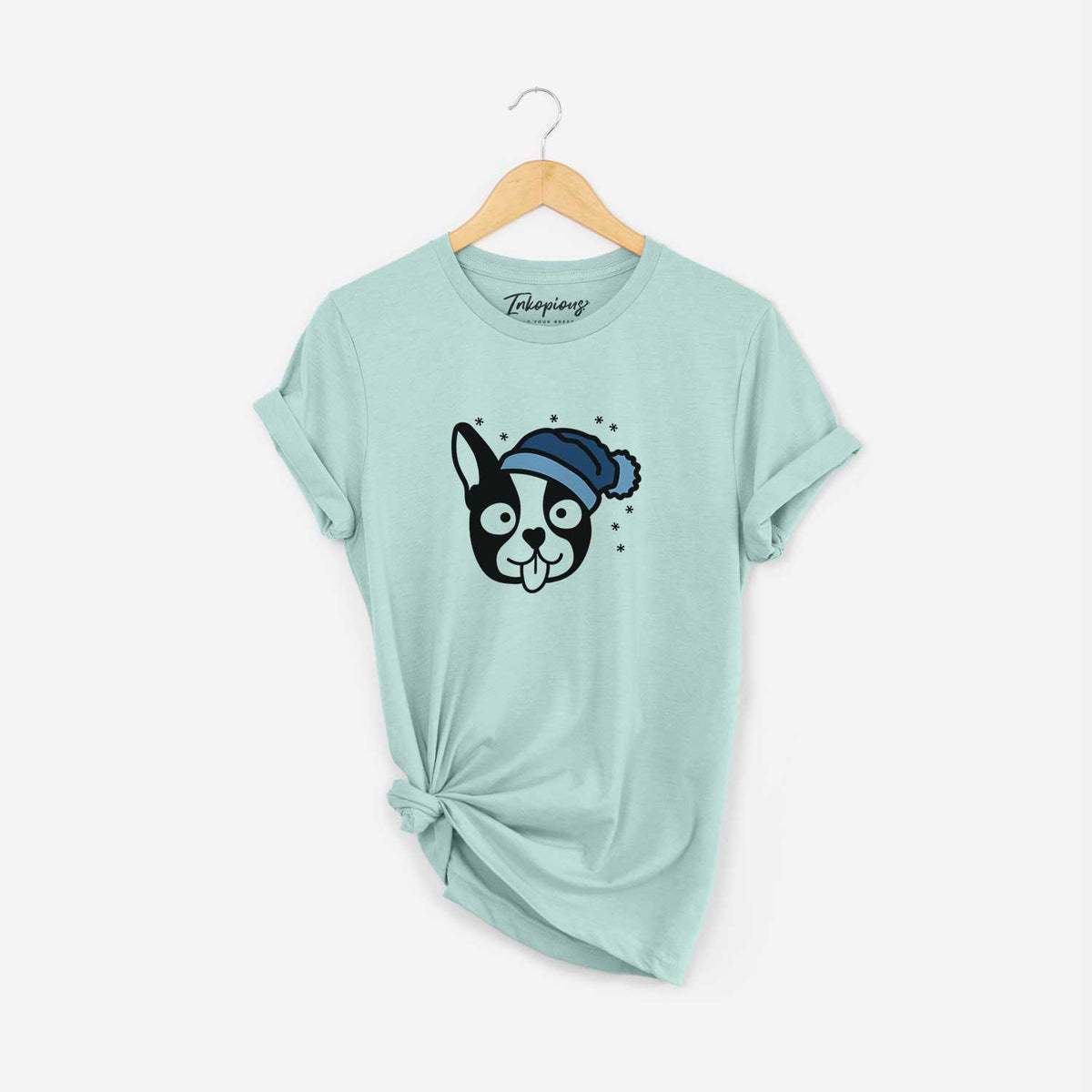 Frosty Boston Terrier - Unisex Crewneck