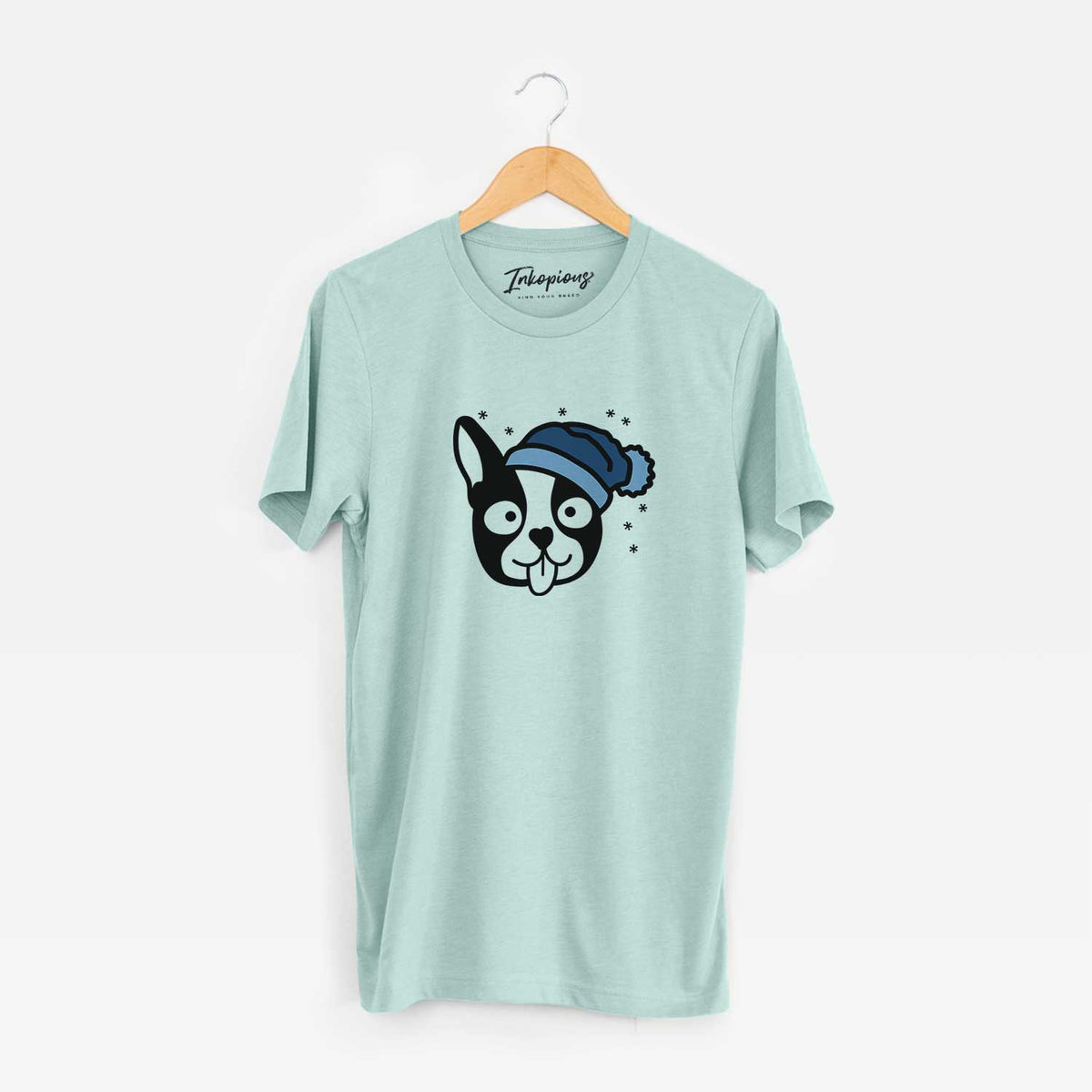 Frosty Boston Terrier - Unisex Crewneck