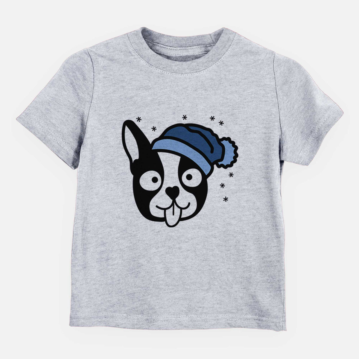 Frosty Boston Terrier - Kids/Youth/Toddler Shirt