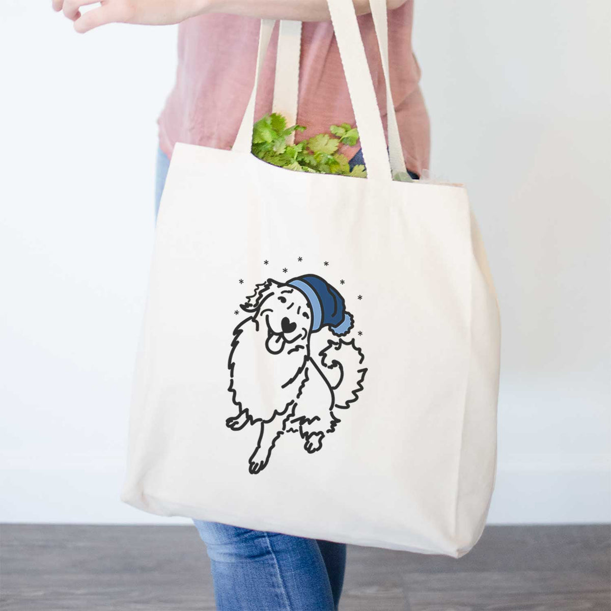 Frosty Golden Retriever - Brinkley - Tote Bag